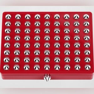 Christian Louboutin Abracadabra La Palette Refillable Studded Case Red NWT